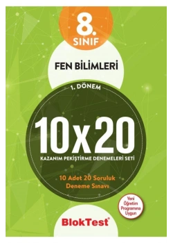 Bloktest 8.Sınıf Fen Bilimleri 10X20 Deneme Sınavı