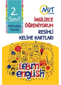 2.Sınıf İngilizce Öğreniyorum  Resimli Kelime Kartları Nutpublıshıng