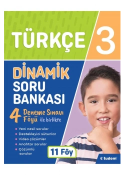 Tudem 3.Sınıf Türkçe Dinamik Soru Bankası