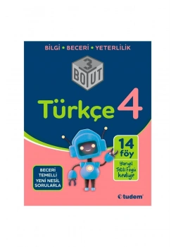 Tudem 4.Sınıf Türkçe 3 Boyut 14 Föy