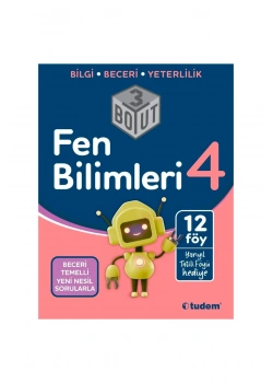 Tudem 4.Sınıf Fen Bilimleri 3 Boyut 12 Föy