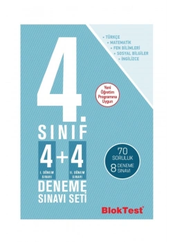 Bloktest 4.Sınıf 4+4 Deneme Sınavı