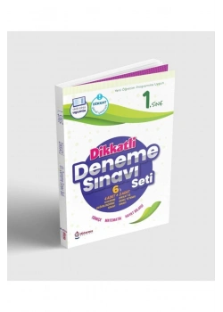 1.Sınıf Dikkatli 6 Deneme Sınavı Seti Atlıkarınca