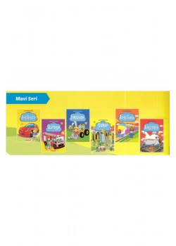 Aktiviteli Boyama Kitabı Seti-6 Lı Mavi Seri   Yumurcak