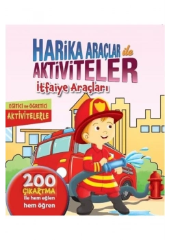 İtfaiye Araçları Harika Araçlar İle Aktiviteler 200 Çıkartma Revzen