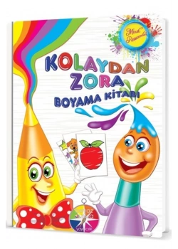 Minik Ressamlar Kolaydan Zora Boyama Kitabı              Beyaz Pusula Yay