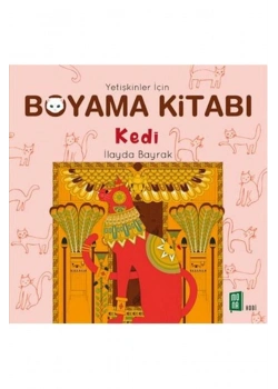 Yetişkinler İçin Boyama Kitabı   Kedi     Mona