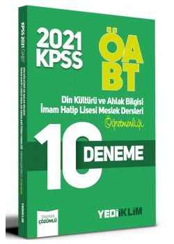 Öabt 2021 Din Kültürü Öğretmenliği 10 Deneme Yediiklim