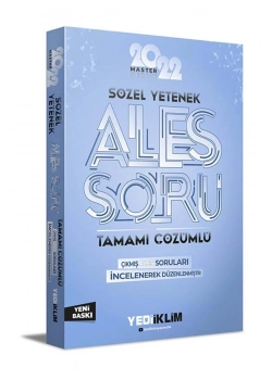 Ales 2022 Sözel Yetenek Çözümlü Soru Bankası  Yediiklim