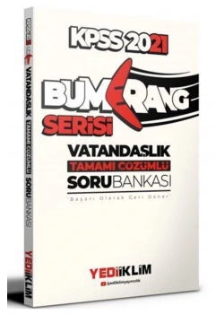 2021 Kpss Bumerang Serisi  Vatandaşlık Çözümlü Soru Bankası Yediiklim