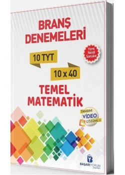 Başarıyorum Tyt Temel Matematik 10 Denemeleri