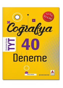 Tyt Coğrafya 40 Çözümlü Deneme Delta Yayın