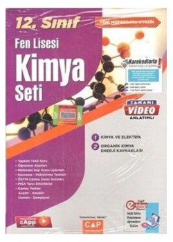 Çap 12.Sınıf Fen Lisesi Kimya Seti
