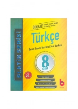 Basamak 8.Sınıf Türkçe Yeni Nesil Platin Soru Bankası-  Kampanyalı