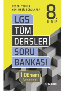 Tudem 8.Sınıf Tüm Dersler Soru Bankası 1.Dönem Konuları