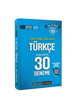 Pegem 2021 Kpss Gy Gk Türkçe Çözümlü 30 Deneme