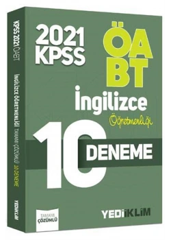 Öabt İngilizce Öğretmenliği 10 Deneme Yediiklim