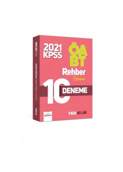2021 Kpss Öabt Rehber Öğretmen 10 Çözümlü Deneme Yediiklim
