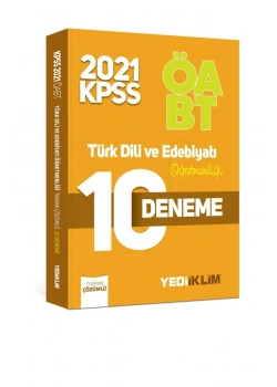 Öabt 2021 Türk Dili Edebiyatı 10 Deneme Yediiklim