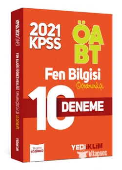 Öabt 2021 Fen Bilgisi Öğretmenliği 10 Deneme Yediiklim