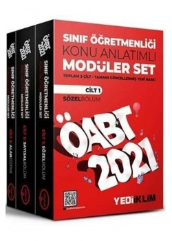 Öabt 2021 Sınıf Öğretmenliği 3 Lü Modüler Konu Anlatım Seti Yediiklim
