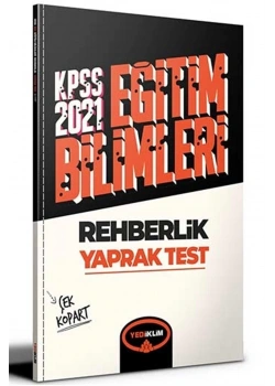 2021 Kpss Eğitim Bilimleri Popüler  Rehberlik Yaprak Test Yediiklim