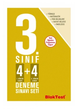 Bloktest 3.Sınıf 4+4 Deneme Sınavı