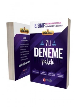 Artıbir 8.Sınıf Çetin Ceviz 7 Li Deneme Seti