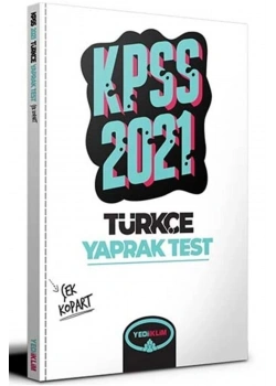 Kpss 2021 Türkçe Yaprak Test Yediiklim