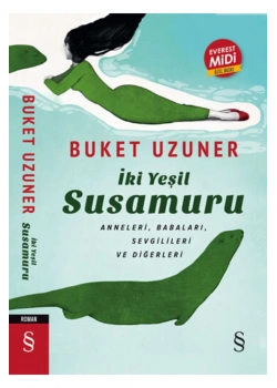 İki Yeşil Su Samuru  Midi Boy   Everest