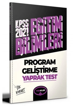 2021 Kpss Eğitim Bilimleri Popüler Program Geliştirme Yaprak Test Yediiklim