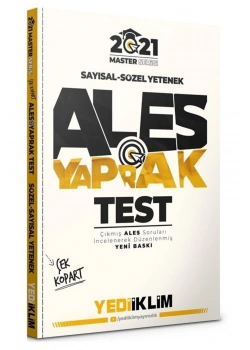 2021 Ales Sayısal Sözel Yaprak Test Yediiklim