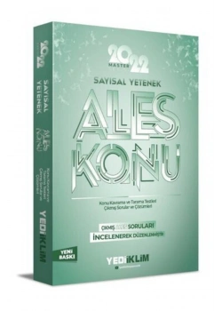 Ales 2022 Sayısal Konu Anlatım Yediiklim