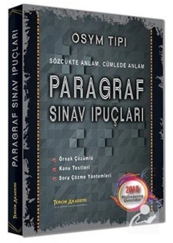 Ösym Tipi Paragraf Sınav İpuçları  Tercih Akademi