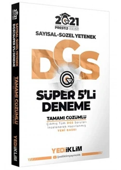 Dgs 2021 Sayısal Sözel Süper 5 Li Çözümlü Deneme  Yediiklim