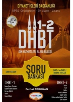 Dhbt Din Hizmetler Alan Bilgisi 1-2 Tüm Adaylar Soru Bankası Yediiklim