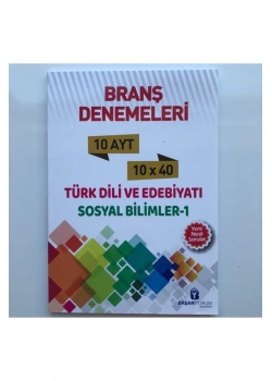 Başarıyorum Ayt Türk Dili Sosyal Bilimler-1 Denemeleri