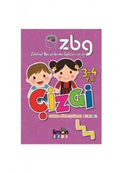 Zbg Zihinsel Becerilerimi Geliştiriyorum Çizgi Nokta Birl.Boyama 3-4 Yaş Limon Kids