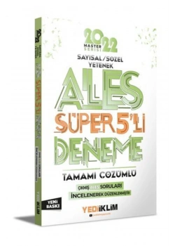 Ales 2022 Çözümlü Süper 5 Deneme Yediiklim