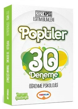 2021 Kpss Eğitim Bilimleri Popüler Öğrenme Psikolojisi 30 Deneme Yediiklim