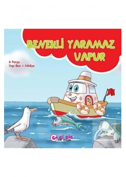 Benekli Yaramaz Vapur-Yapboz Hikaye  15*15 K023