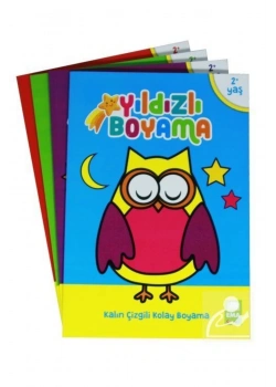 Yıldızlı Boyama Serisi 2+Yaş       Ema Çocuk