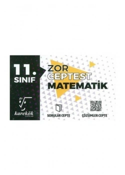Karekök 11.Sınıf Matematik Cep Test Zor