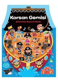 Korsan Gemisi Çıkartmalı Boyama Kitabı  Doğan Egmont