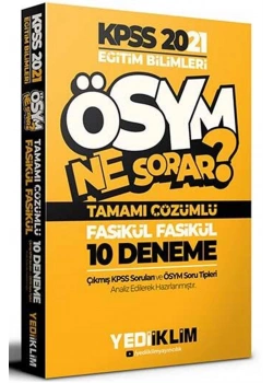 Kpss 2021 Eğitim Bilimleri Ösym Ne Sorar Çözümlü 10 Deneme Yediiklim