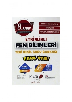 8.Sınıf Etkinlikli  Fen Bilimleri Yeni Nesil Soru Bankası    Koray Varol Akademi