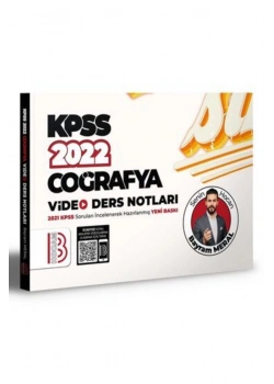 Kpss 2022 Coğrafya Video Ders Notları  Benim Hocam