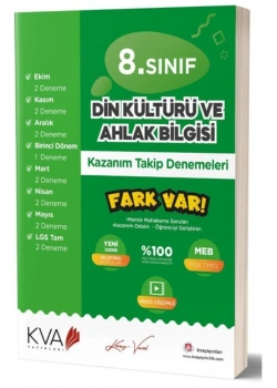*Kampanya*  8.Sınıf Din Kültürü Kazanım Takip Denemeleri Koray Varol Akademi