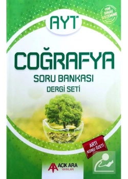 *Kampanya* Ayt Coğrafya Soru Bankası Dergi Seti Açıkara