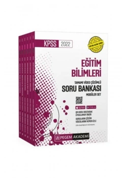 Pegem Kpss 2022 Eğitim Bilimleri Soru Bankası 6 Lı Set